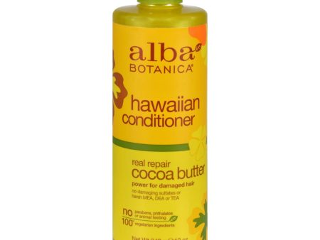 Alba Botanica Hawaiian Hair Conditioner Cocoa Butter - 12 Fl Oz Supply