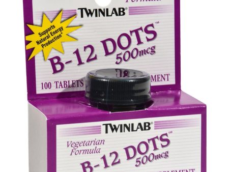 Twinlab B-12 Sublingual Dots - 500 Mcg - 100 Tablets Online