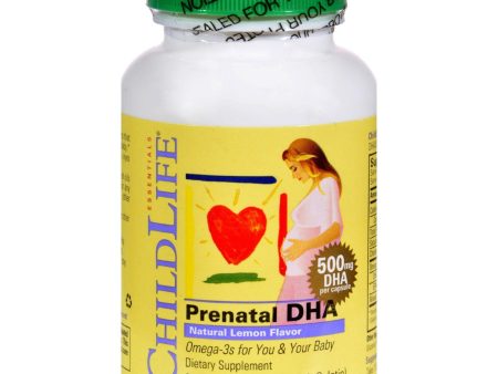 Childlife Prenatal Dha - 30 Softgels For Sale