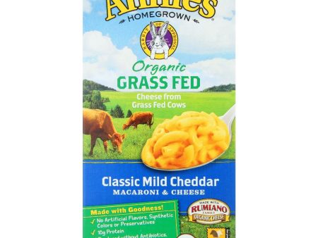 Annies Homegrown Macaroni And Cheese - Organic - Grass Fed - Classic Mild Cheddar - 6 Oz - Case Of 12 Fashion