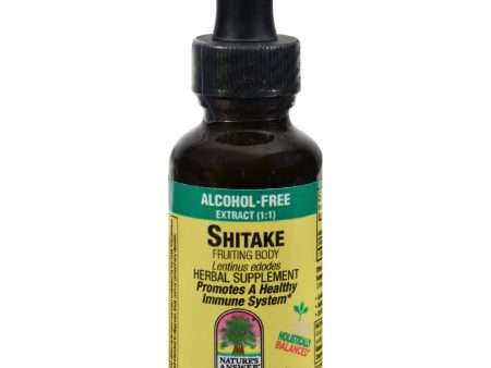 Nature s Answer Shiitake Fruiting Body - 1 Fl Oz For Sale