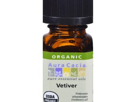 Aura Cacia Organic Essential Oil - Vetiver - .25 Oz For Cheap