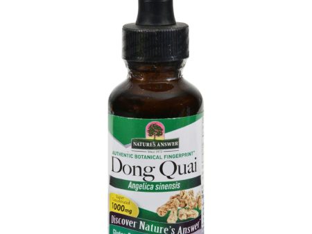 Nature s Answer Dong Quai Root Alcohol Free - 1 Fl Oz Sale