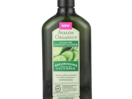 Avalon Organics Conditioner - Cucumber - Gluten Free - 11 Oz - 1 Each Fashion