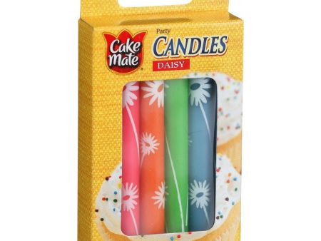 Cake Mate Birthday Party Candles - Daisy - 3.25 In X 5-16 In - 12 Count - Case Of 12 Sale