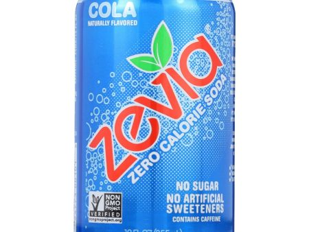 Zevia Soda - Zero Calorie - Cola - Can - 6-12 Oz - Case Of 4 Discount