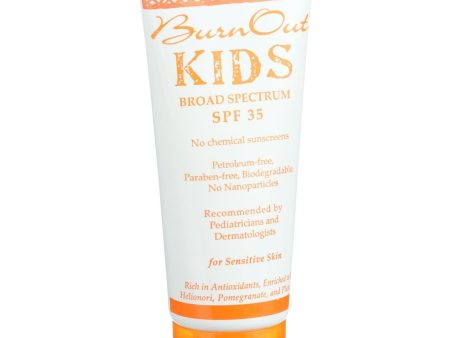 Burn Out Physical Sunscreen - Kids - Spf 35 - 3.4 Oz Hot on Sale