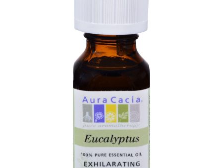 Aura Cacia Pure Essential Oil Eucalyptus - 0.5 Fl Oz Online